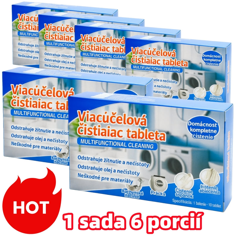 🔥【Kúpte si 3 škatuľky a získajte 3 škatúľ zadarmo】✨【Rýchle čistenie】💦💥 Multifunkčné šumivé tablety – Rýchle a efektívne čistenie vašej domácnosti!