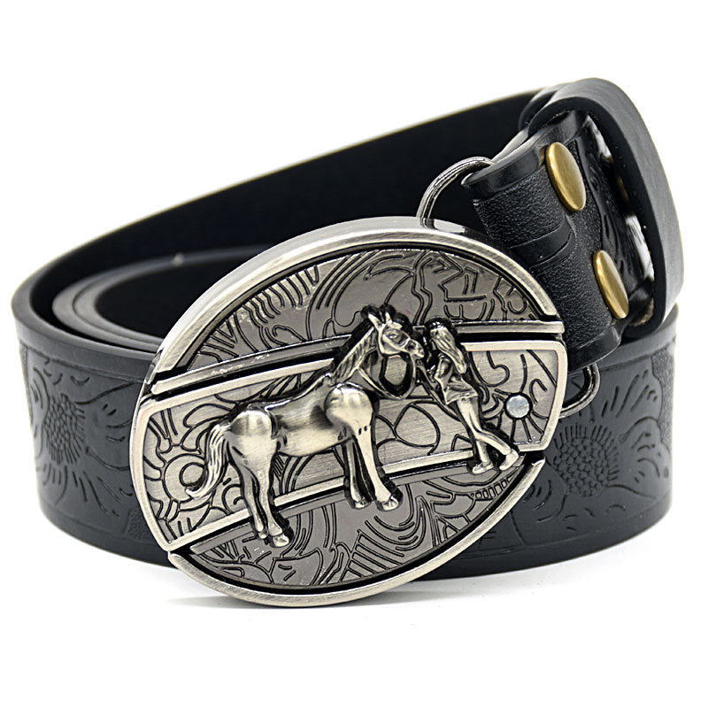🆒🎁【Compra 1 y llévate 1 gratis】👍Cinturón en relieve para hombre con cuchillo incorporado