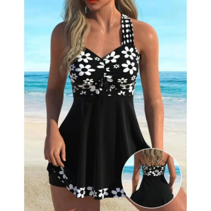 🏖️👙【Ljetni popusti】🌴【S-6XL】Novi elegantni dvodijelni kupaći kostim s printom za veće veličine