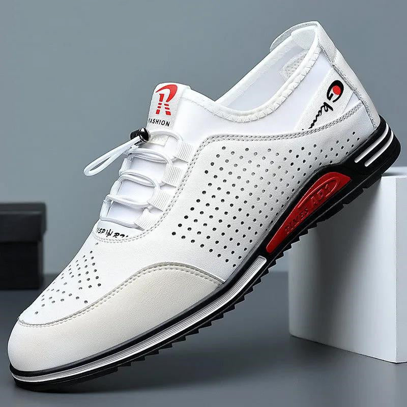 💥 💥【39-44】Pantofi de vară respirabili din piele naturală pentru bărbați
