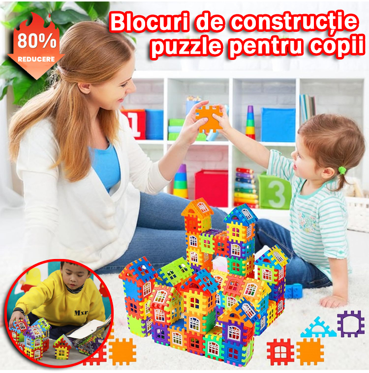 🎁🧩🧩【70/140 bucăți】 jucării educaționale din truse, cel mai bun tovarăș de joacă al copiilor