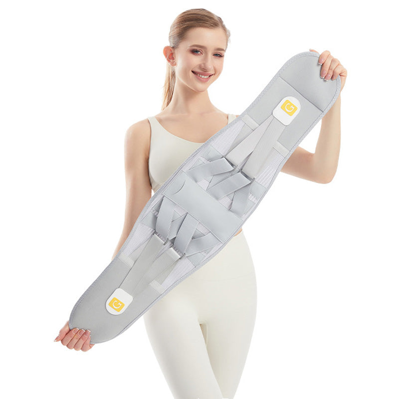 💪Nový prodyšný bederní pás|Ocelová výztuha pro pevnou oporu|Ulevuje od tlaku na páteř|Zahřívá a tvaruje pas🔥