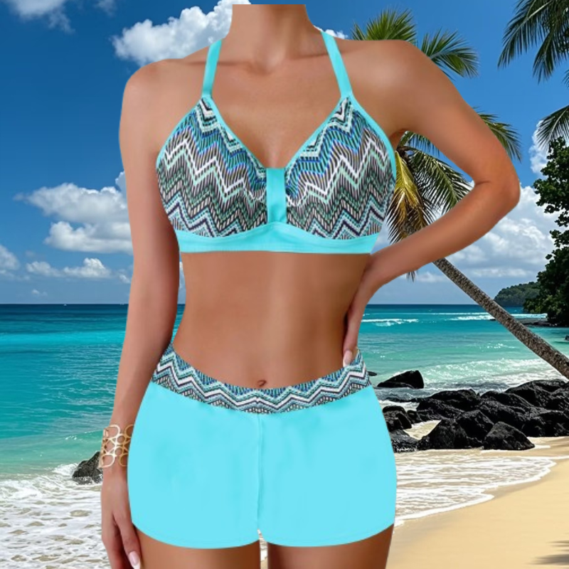 🏖️👙🌴【S-5XL】Komplet kupaćih kostima s printom za odmor na plaži 2025, brzosušeće, udobne i prozračne