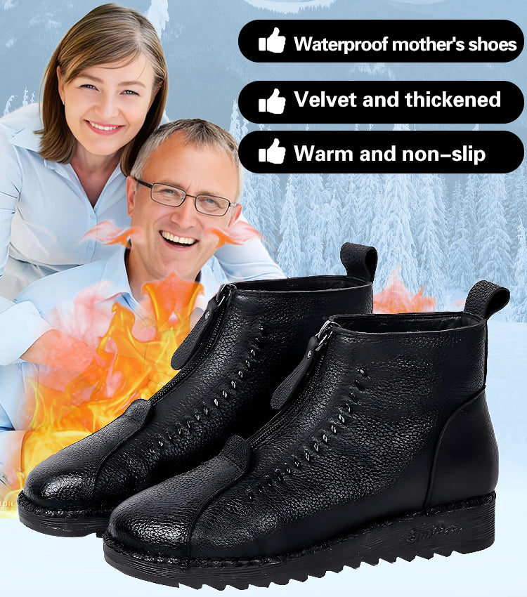 ✨👞【35-42】Stylové a pohodlné dámské kotníkové kozačky na chladné dny | Se zipem a měkkou podrážkou