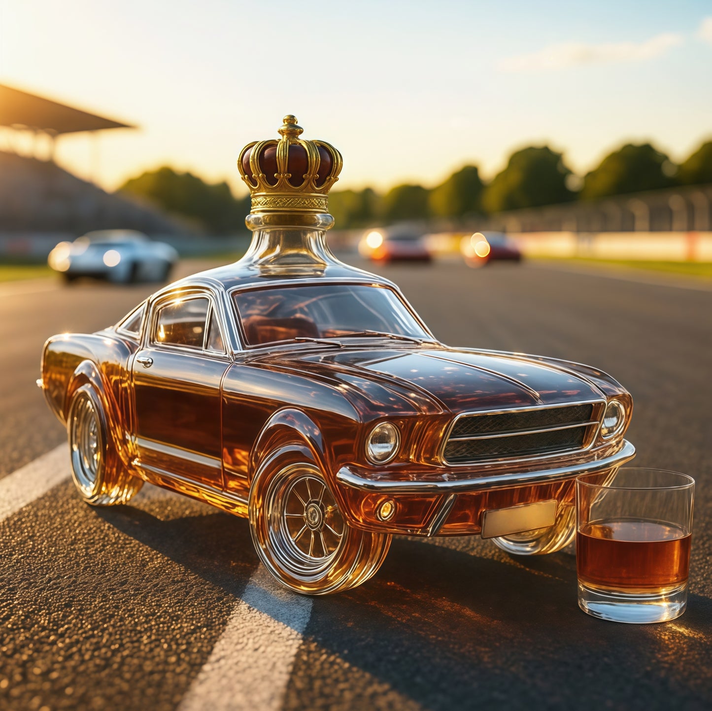 🎁🚗 Sticlă creativă de whisky în formă de mașină – stil și valoare de colecție