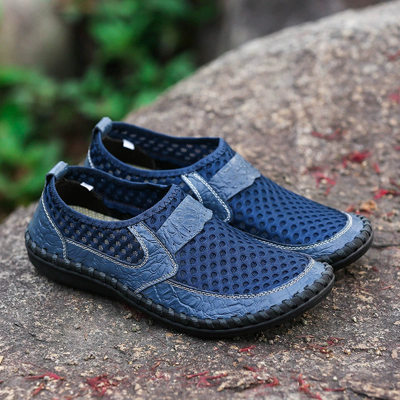 👞🌞【39-50】Sandale casual de vară pentru bărbați, din plasă, respirabile, mărime mare, 2025