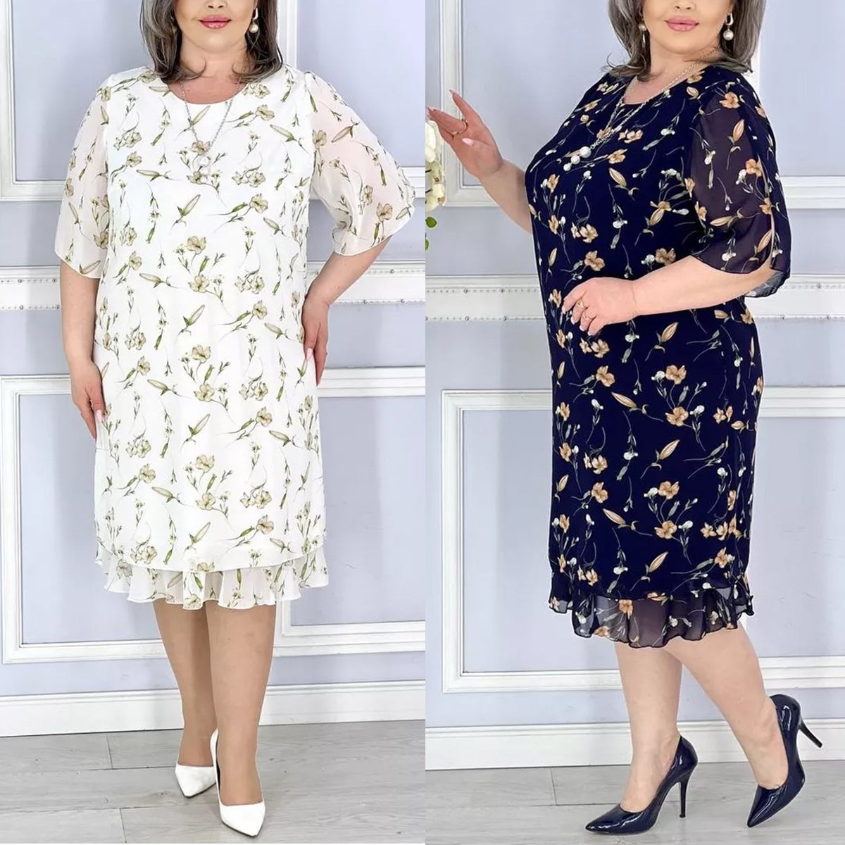 💟【S-5XL】👗Haljina s printom 2025