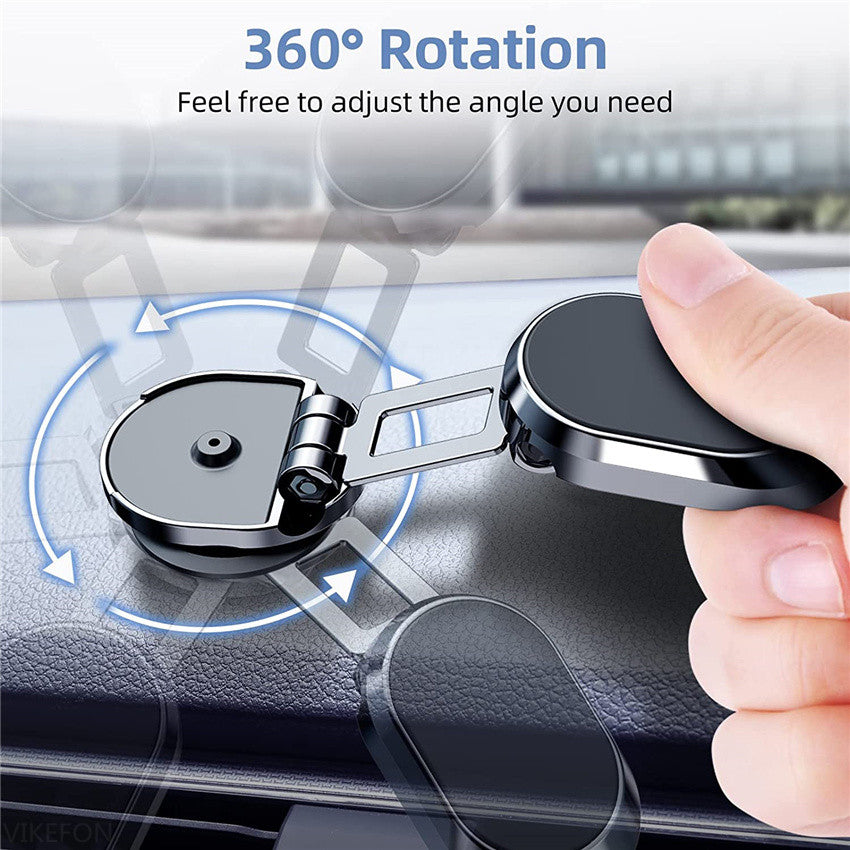 🔥🔥🚗 Skládací magnetický držák telefonu otočný o 360°