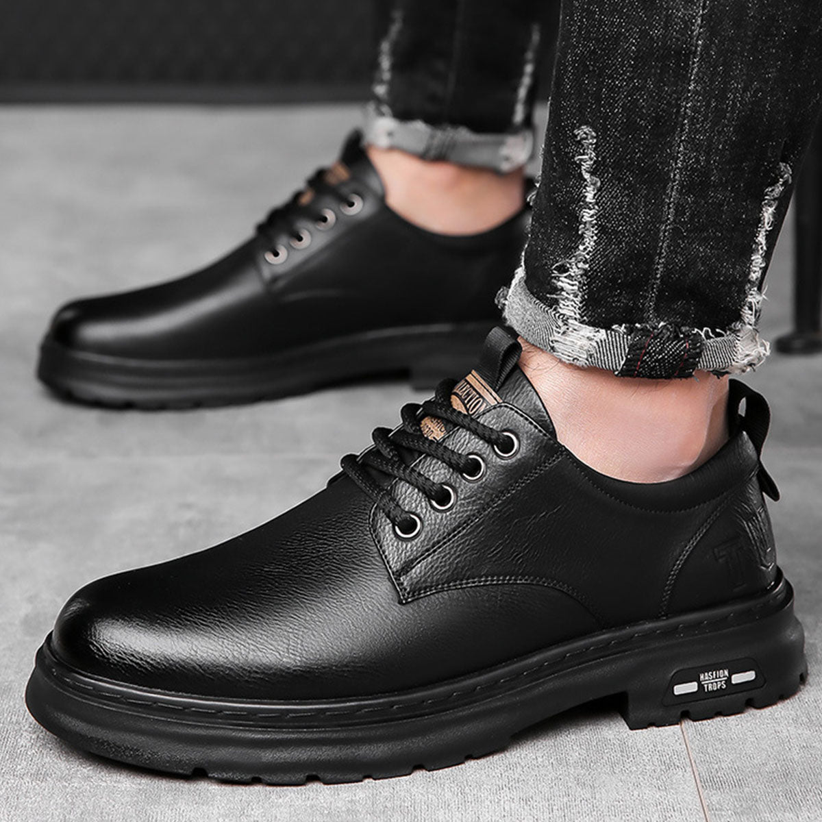 🏆🏆【39-44】Zapatos casuales de negocios para hombre, botas de cuero para hombre