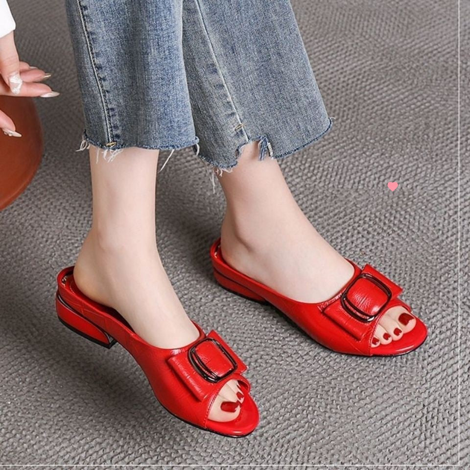 🤩👡【34-40】Nove elegantne sandale s ribljim ustima s mekanim potplatom moderne su i svestrane