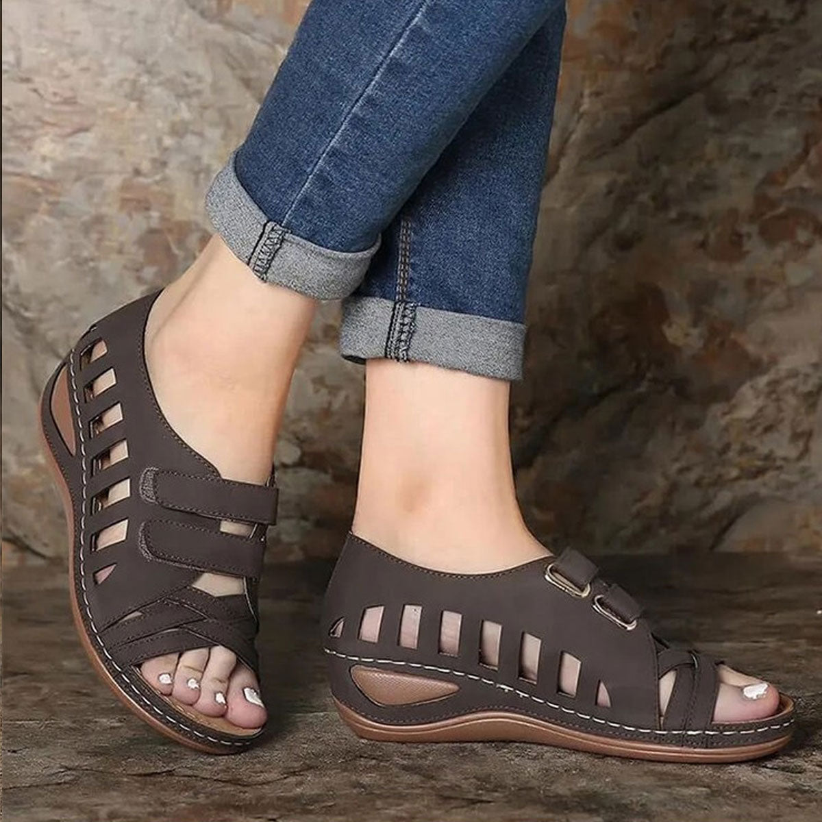 👡🔥 2025 nové módní dámské ležérní sandály, lehké a prodyšné 3916539