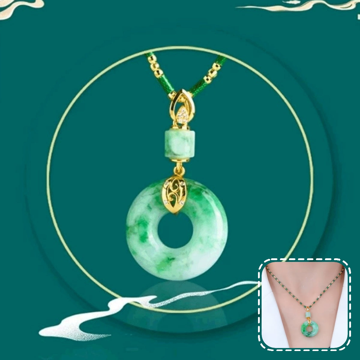 🔥2025 HORÚCA PONUKA 🎁 Elegantný golier s Hetian jadrovým zapínaním – Priťahuje harmóniu, šťastie a pokoj.