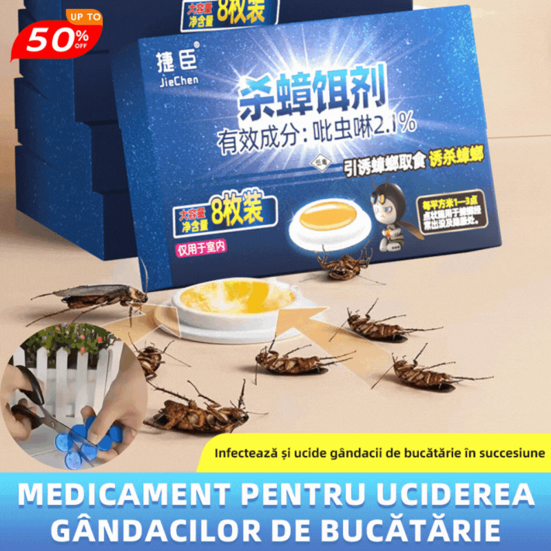 🛡️🏠【40 komada】💥Mast za ubijanje žohara uvezena iz Njemačke, mamac za kućanstvo, netoksičan, za majke i bebe
