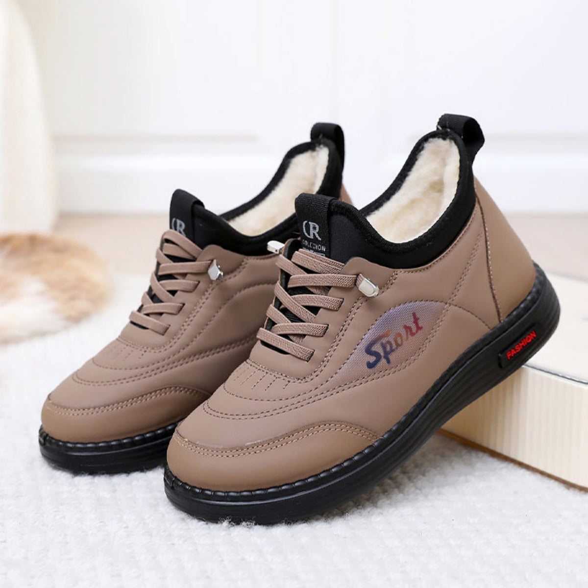 👟【35-41】Nove zimske baršunaste i debele neklizajuće majčine cipele✨moderne i svestrane tople pamučne cipele, čizme za snijeg s mekim potplatom
