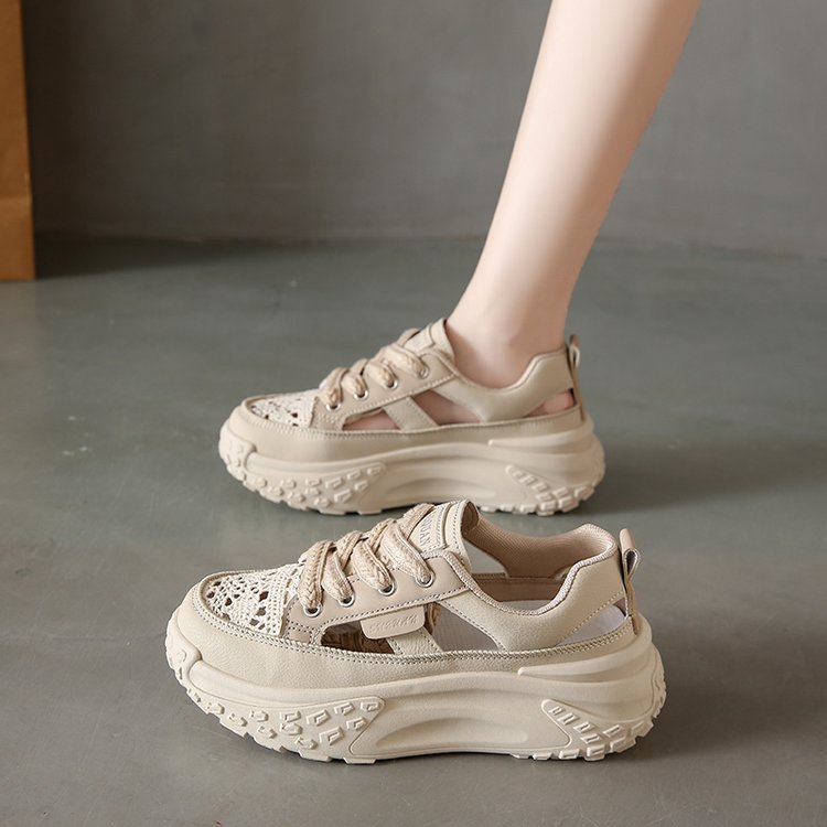 🔥🔥🥿【Bestseller】【35-40】Vara 2025 pantofi noi de dama cu talpa groasa-3917562