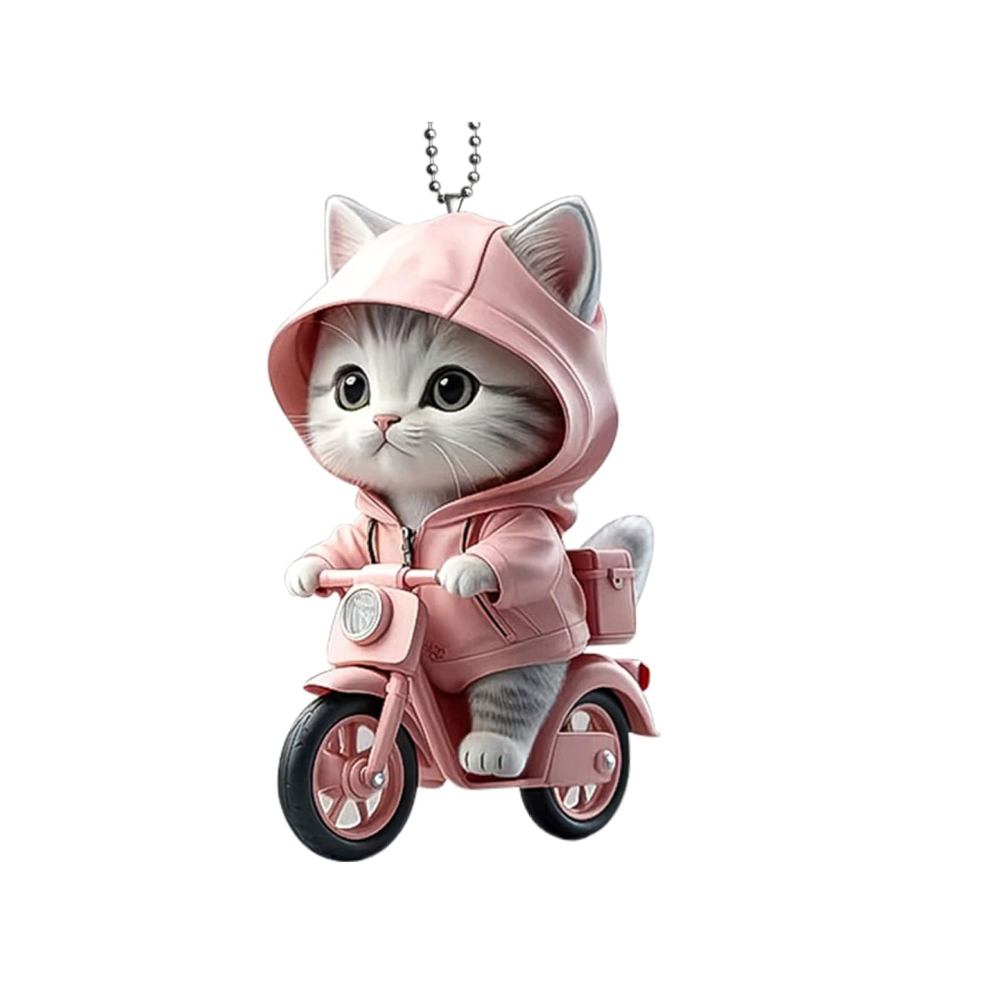 💥🔥🚗🐱【5 piese】 Ornamente noi pentru pisici magice 2025, pandantive pentru mașini
