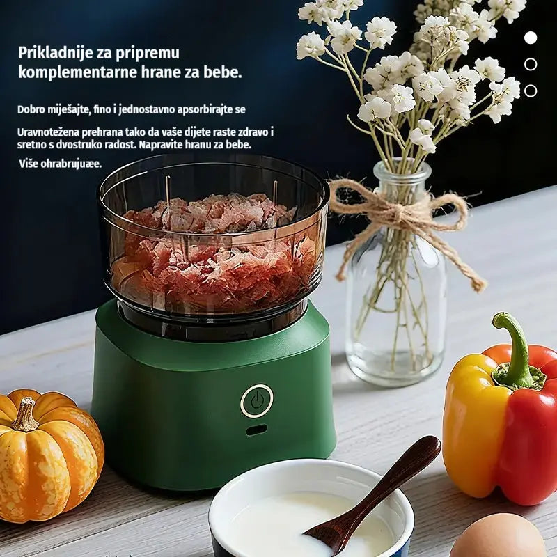🔥 50% popusta! 🔥 🥩⚡ Električni mlin za meso velikog kapaciteta: Snažan, brz i jednostavan za korištenje | Idealan za kućne kuhinje i domaće obroke 🍔🌮