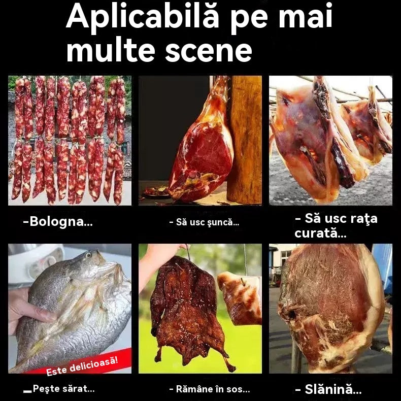 🐷🐮🍖【20 ks】Speciální gázový sáček na sušení vepřového masa na ochranu proti hmyzu a ptactvu 3873679