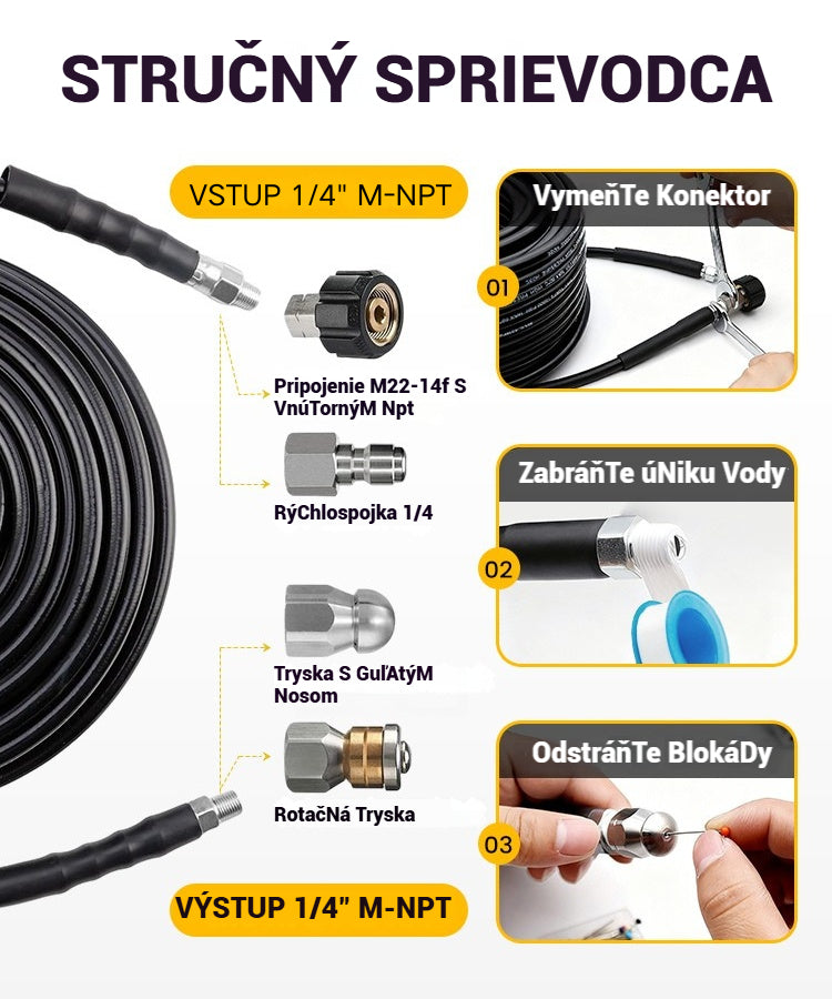 🔗Herramienta de limpieza de basura para conectar a un lavadero de autos 🚰Limpiador de basura para baño/cocina 🧹Chorro de agua a alta presión para liberación rápida, resistente a alta presión y a prueba de fugas 💧Imprescindible en cualquier hogar