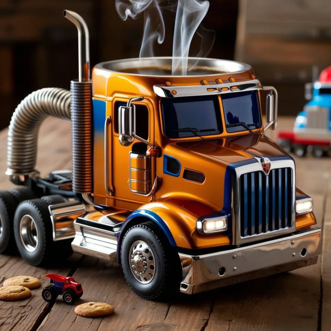 🚛【Kupte jeden, druhý dostanete zdarma】Ručně vyráběné hrnky na kávu pro kamiony