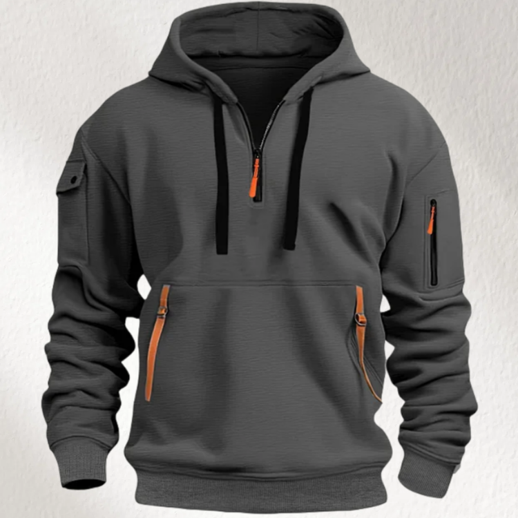 🔥💥【S-5XL】Stylová a Teplá Pánská Mikina s Kapucí - Komfort a moderní design pro každý teplý výlet!