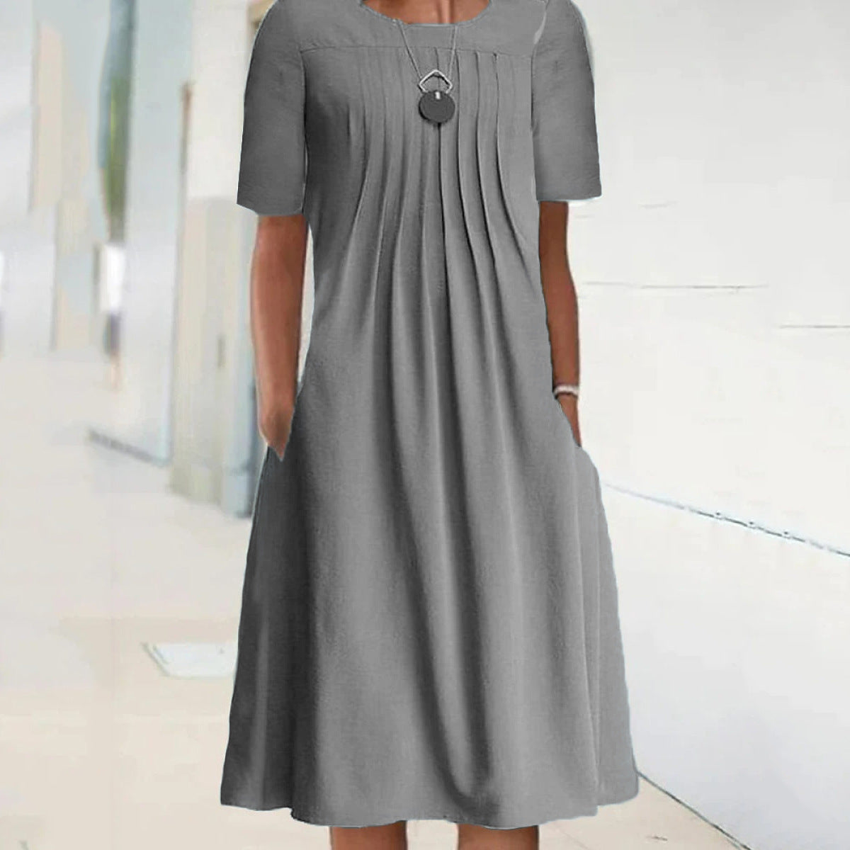 😍【S-3XL】Nova ženska modna jednostavna haljina