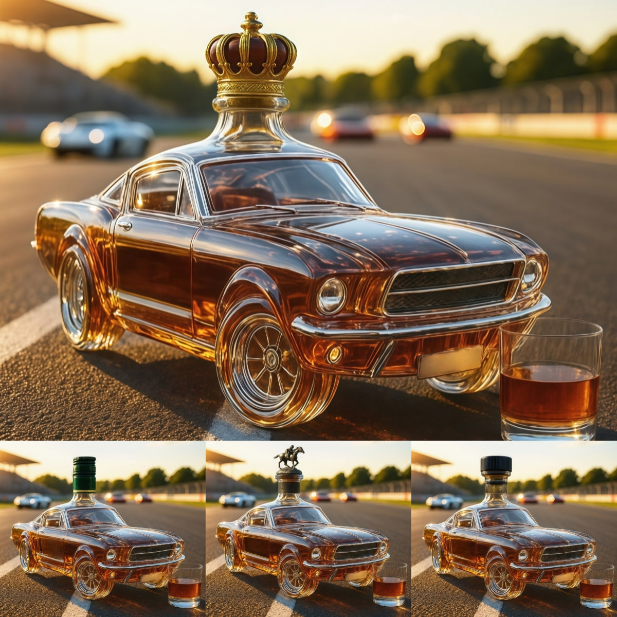 🎁🚗 Sticlă creativă de whisky în formă de mașină – stil și valoare de colecție