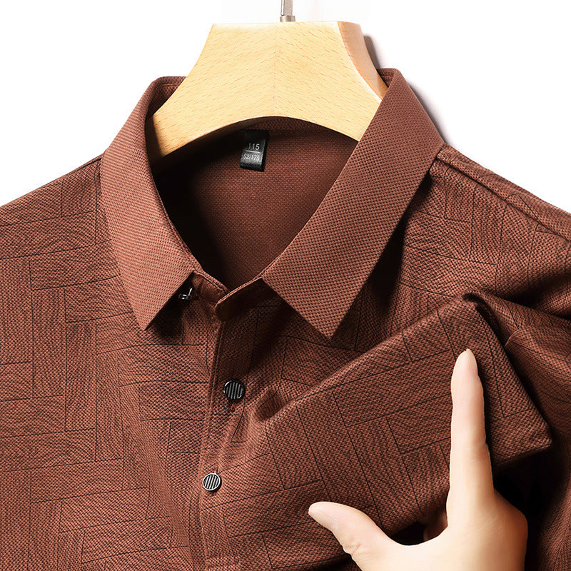 🔥【tovární sleva 45%】【M-4XL】 Pánská pruhovaná polokošile s krátkým rukávem