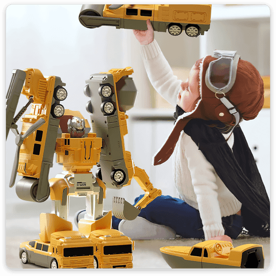 🎁👶【50% OFF】【16/26/35 ks】Magnetické stavební bloky, vzdělávací hračky Transformers