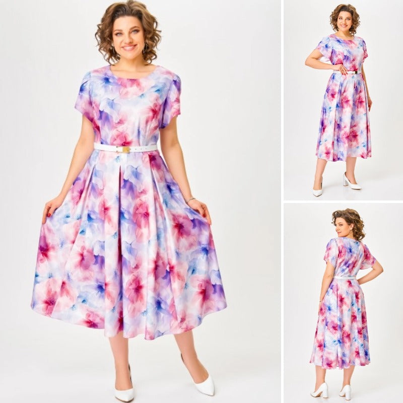 🔥🥰【S-5XL】Nowa, elegancka sukienka z wysokiej jakości szyfonu