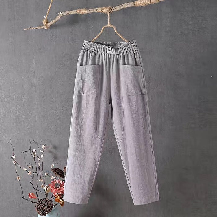 📣【M-4XL】Vruće prodavane udobne i svestrane ležerne hlače za žene 3909357