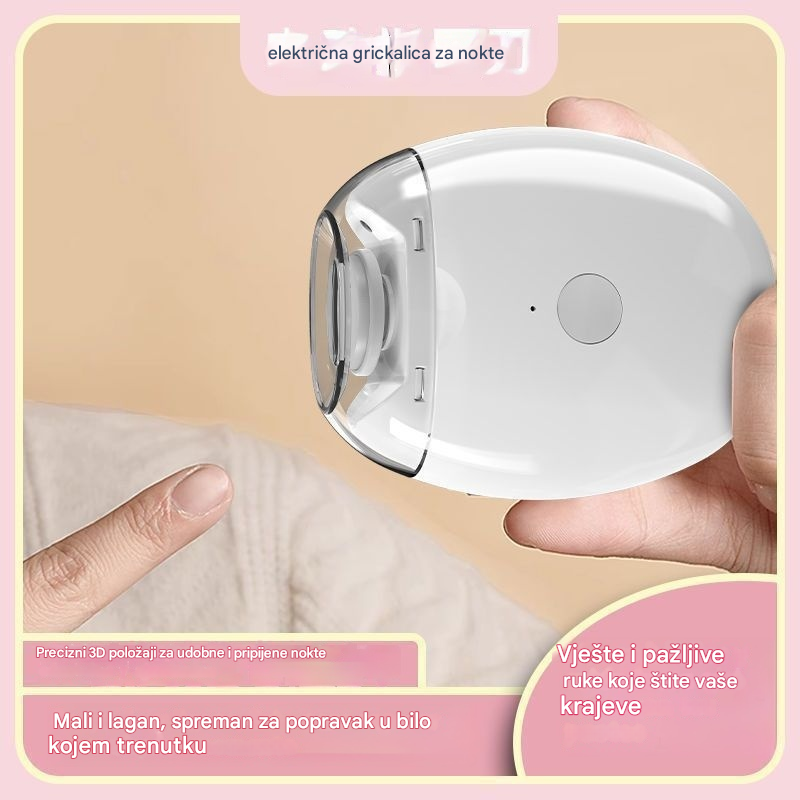 💅Kupite 1, dobijte 1 gratis! ✨ Električna 2-u-1 rezač i polir za nokte: Savršeni nokti poput iz salona kod kuće! ✨👶🔧