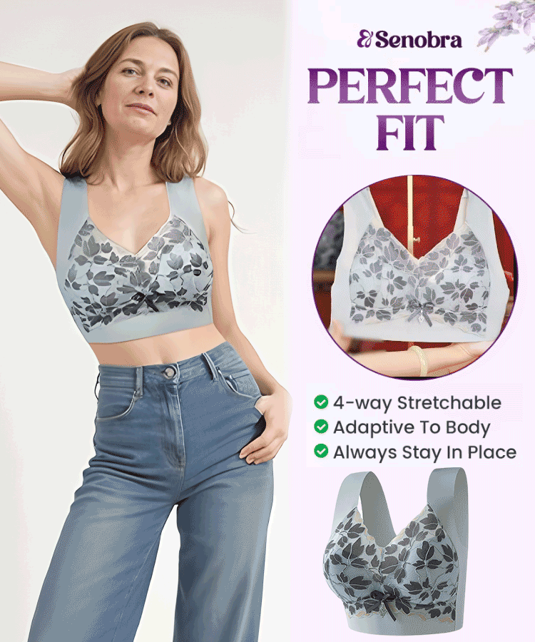 🎁💖【3 stavke】【M-4XL】Čipkasti grudnjak velike veličine bez čeličnog prstena, luksuzna prekrasna leđa, seksi, prozračan i bešavni grudnjak 【40~100kg】