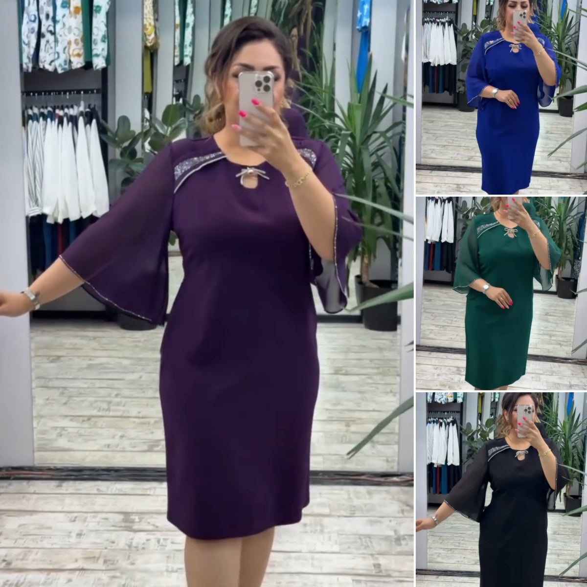 🔥【Vremenski ograničena ponuda】💋【S-5XL】👗 Nova modna haljina, klasičan dizajn, elegantna i jednostavna