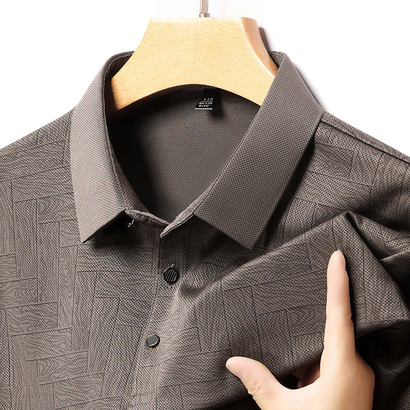🔥【tovární sleva 45%】【M-4XL】 Pánská pruhovaná polokošile s krátkým rukávem