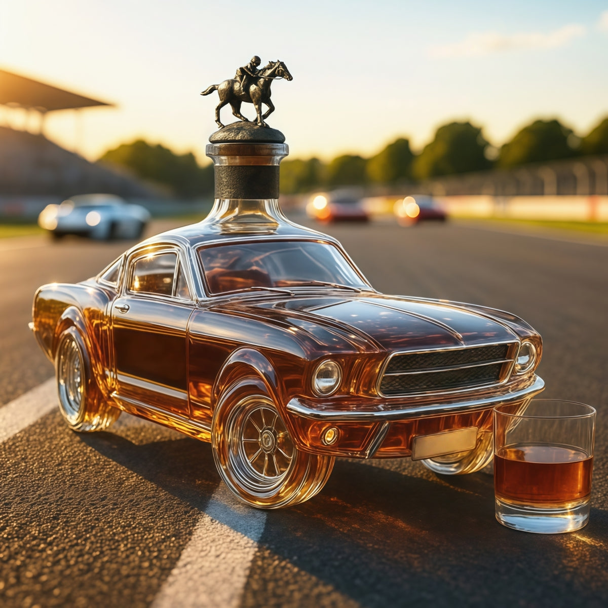 🎁🚗 Kreativní láhev na whisky ve tvaru auta – styl a sběratelská hodnota