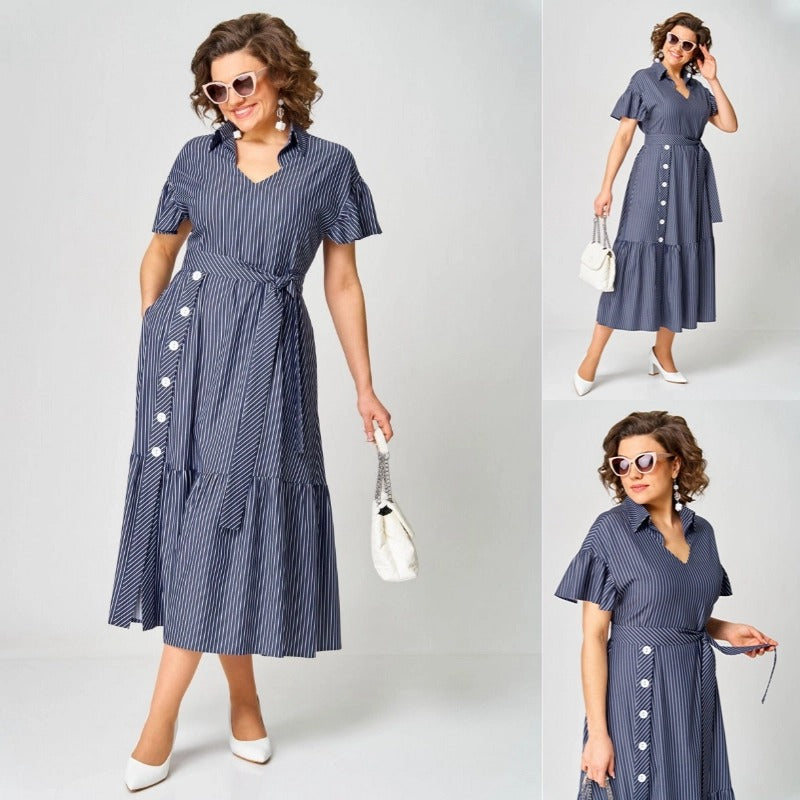 💖【S~5XL】Rochii elegante și la modă pentru doamne, în stil nou, respirabile și confortabile