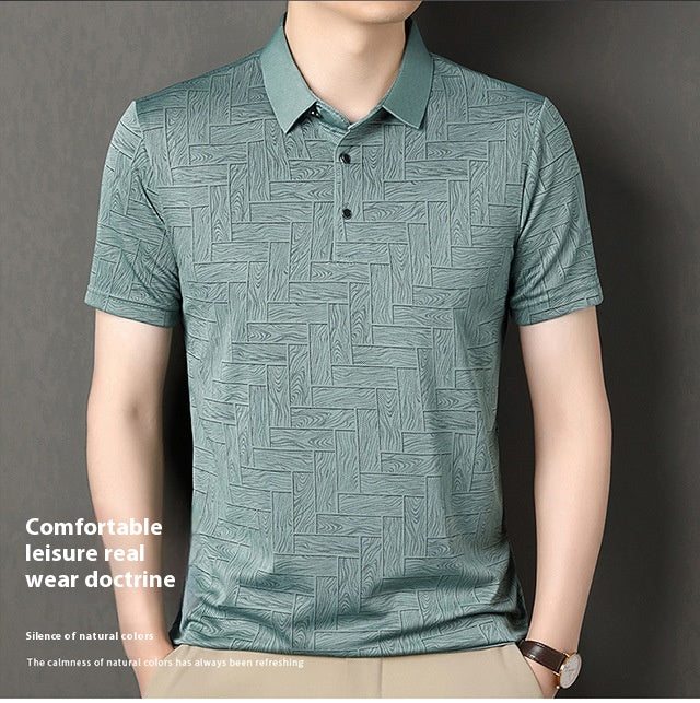 🔥【tovární sleva 45%】【M-4XL】 Pánská pruhovaná polokošile s krátkým rukávem