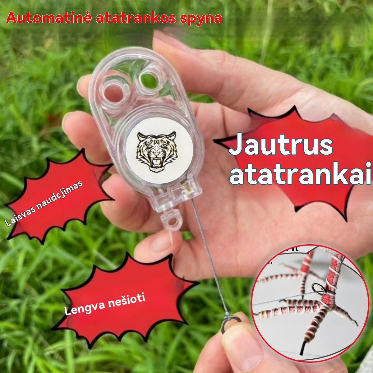 🐓🐦🔥【Kupite 4, dobijte 4 gratis】Vanjska opružna zamka, samoblokirajuća zamka visoke osjetljivosti