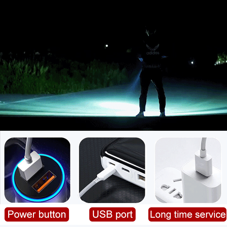 🔥🔥Snažna rasvjeta Four Lights USB punjiva svjetiljka