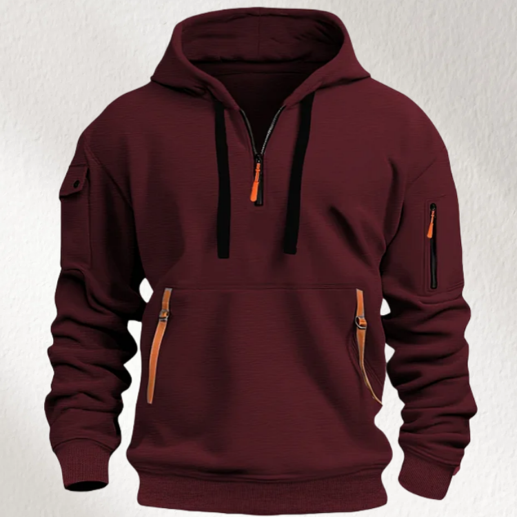 🔥💥【S-5XL】Stylová a Teplá Pánská Mikina s Kapucí - Komfort a moderní design pro každý teplý výlet!