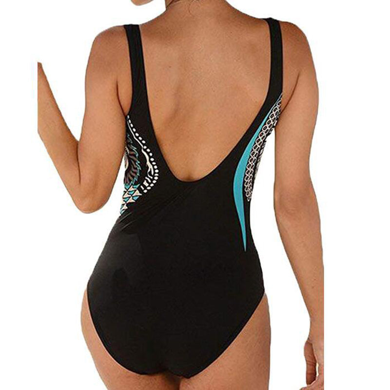 🩱🏊♀️2025 novi retro print novi jednodijelni kupaći kostim s retro printom