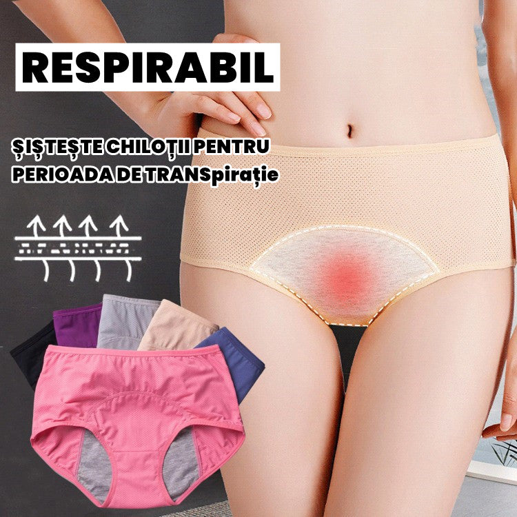 👙【45-140 kg】 2025 nove poboljšane nepropusne gaćice visokog struka - udobne i prijatne koži