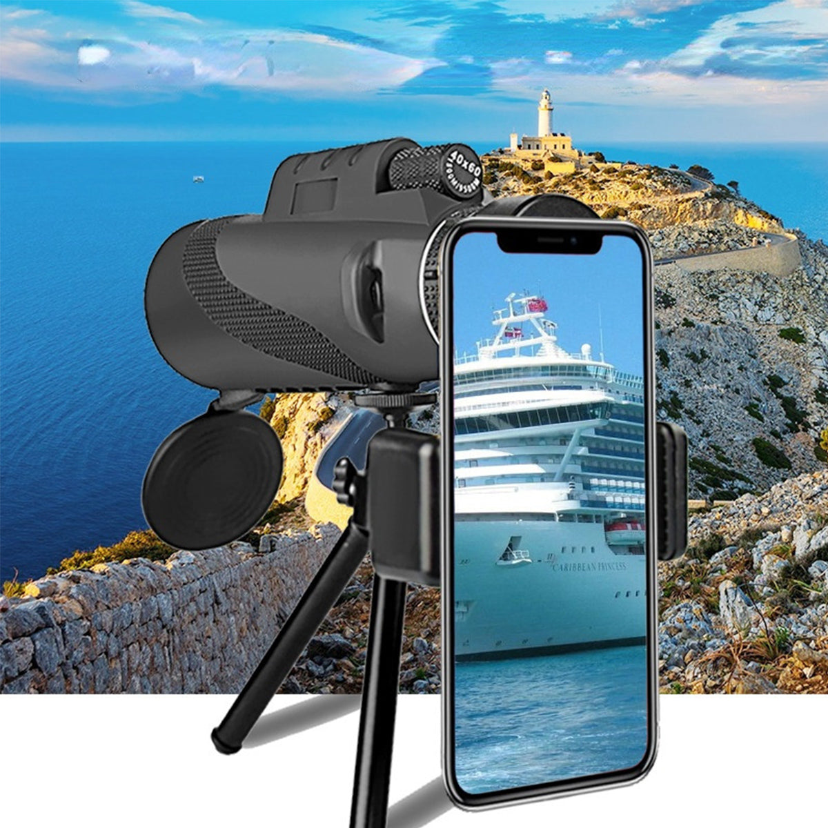 🔭Monokularni teleskop profesionalne kvalitete s visokim uveličavanjem i visokom razlučivosti