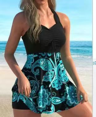 🏖️👙【Ljetni popusti】🌴【S-6XL】Novi elegantni dvodijelni kupaći kostim s printom za veće veličine