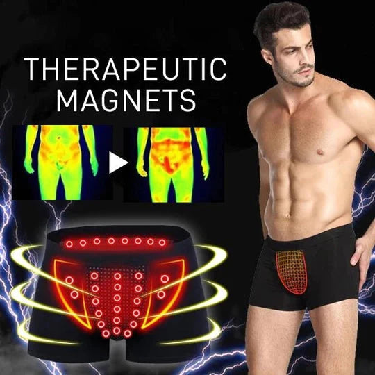 🔥 【Kupte 6 kusů a získejte 6 kusů zdarma】🔥 50% sleva🔥 Pánské magnetoterapeutické spodní prádlo, pohodlné, prodyšné a antibakteriální