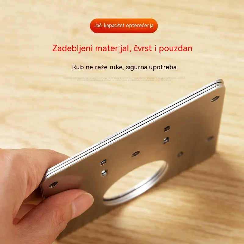 🛠🛠Paket od 10 dijelova (vijci uključeni) Ploča za popravak od nehrđajućeg čelika (bez šarke)