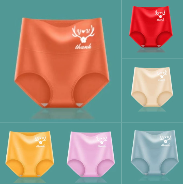 💖 Posljednji dan – 50 % popusta 【Kupi 6, dobiješ 6 gratis】Ženske gaćice od 100% pamuka, visoki struk, oblikuju trbuh, grafen antibakterijski, potpuno pamučne, kratke hlače, plus size, trokutasti model ✨️ (45-95 kg)