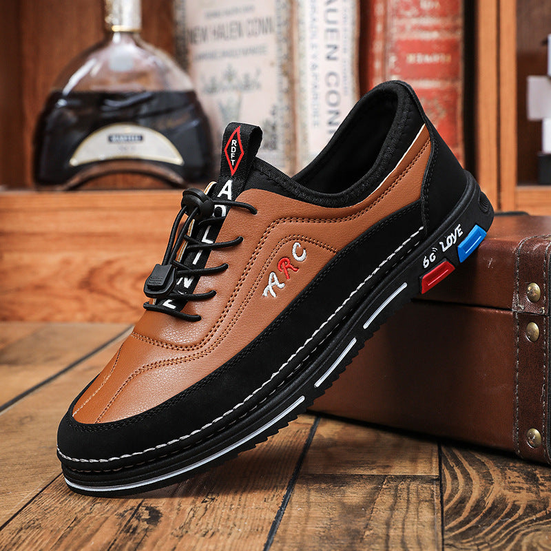 💯🔥【39–48】【Koupíš 1, dostaneš 1 zdarma】Pánské kožené casual business boty – voděodolné, odolné proti skvrnám, s měkkou podrážkou pro pohodlné nošení