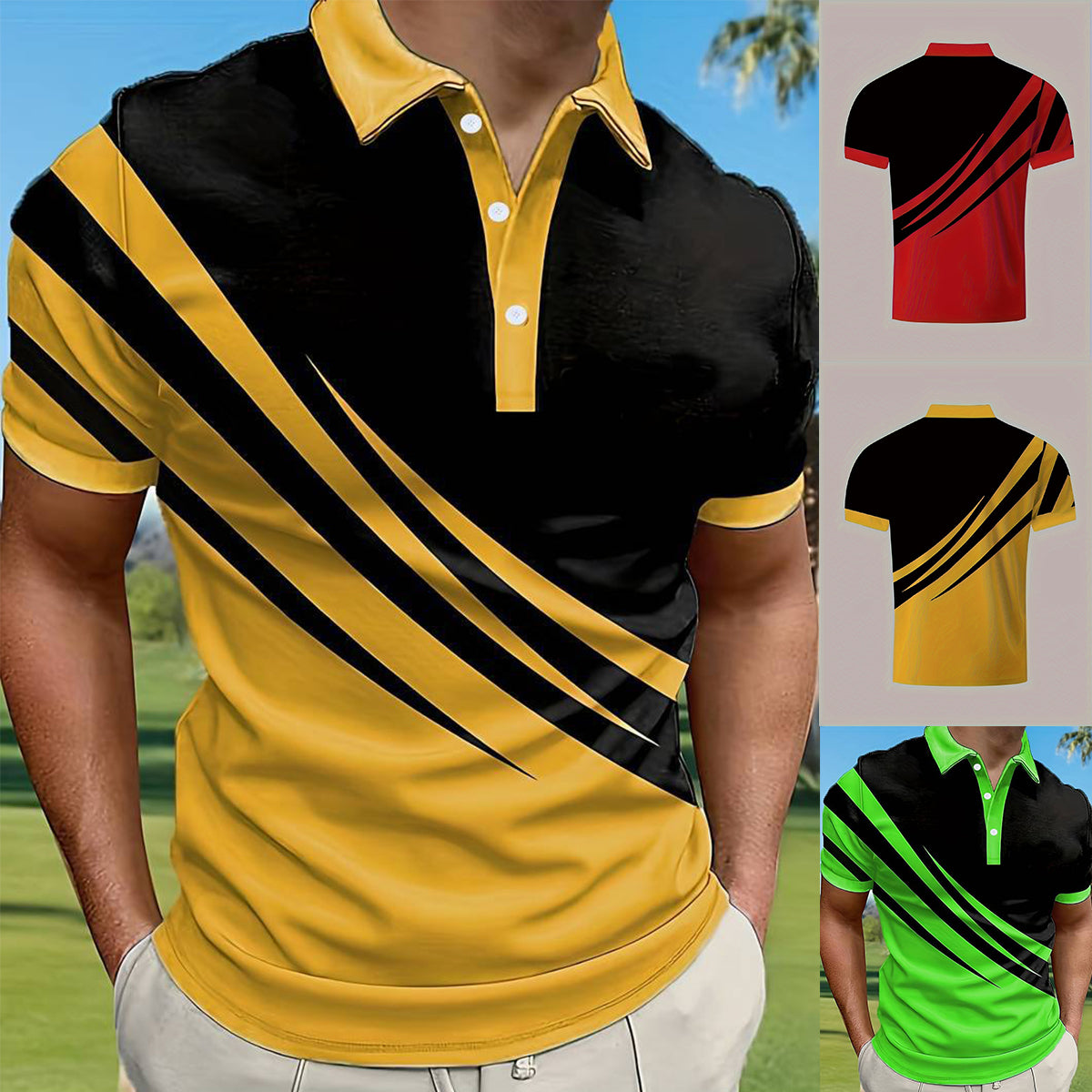 🔥【Tovární přímý prodej 45 %】👔【S-6XL】Nová letní pruhovaná polokošile